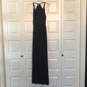 Women’s Asos Tall Sz 0 Blouson Pleated Maxi Dress
